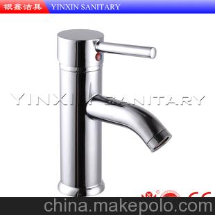 供应银鑫热销冷热水单把单孔面盆水龙头洗脸盆龙头3859-2