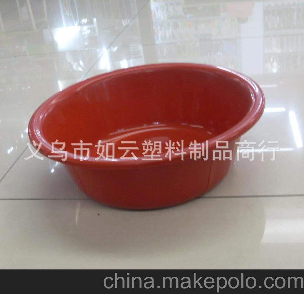 批发供应塑料脸盆 洗脸盆 洗手盆 3 4苹果脸盆