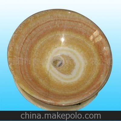 松香玉，米黄玉，松香黄大理石材洗脸盆，面盆，脸盆5