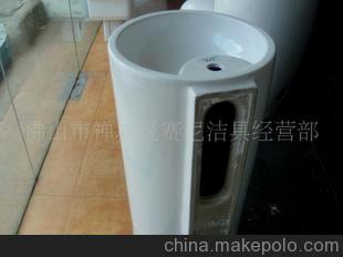 批发新款圆立柱白色洗脸盆 最低起订量5件