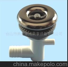供应按摩浴缸2寸单旋不锈钢盖喷嘴及管件，按摩浴缸喷嘴及配件