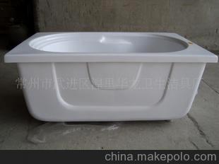 华龙卫浴 亚克力洁具 多尺寸 小户型 保温浴缸 型号B-3