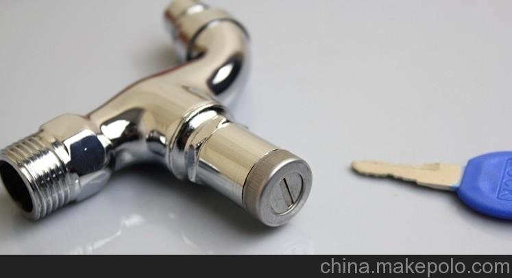全铜带锁水龙头1/2 带钥匙水龙头1/2 防盗水水龙头