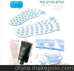 双面吸盘 面吸盘PVC 脚丫双面吸盘 面魔力吸盘 沐浴用品