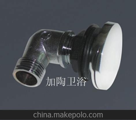 供应卫浴配件- 蹲便器铜四通1寸延时阀