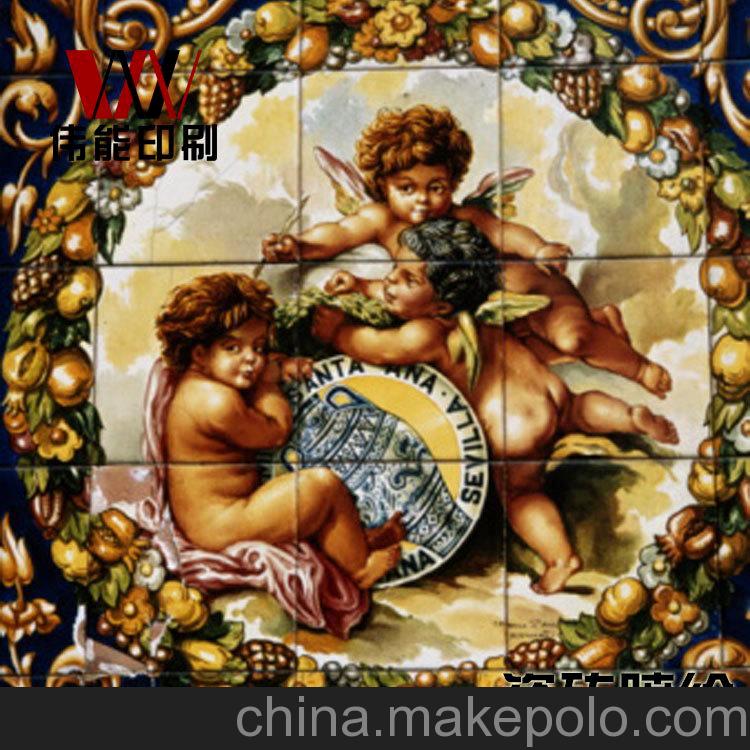 陶瓷瓷砖蒂凡尼万能平板打印机 数码喷绘印刷花喷墨加工-伟能质保
