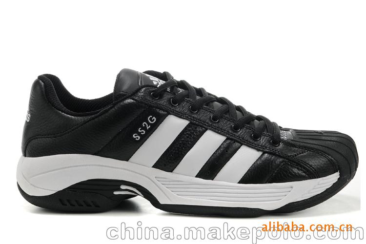 运动鞋批发 2011热卖新款阿迪达斯ADIDAS 0812 1：1头层皮男跑鞋
