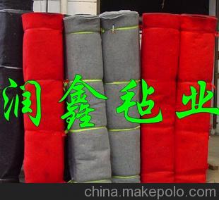 厂家生产 彩色化纤毡/彩色涤纶毛毡布/箱包用彩色化纤毡