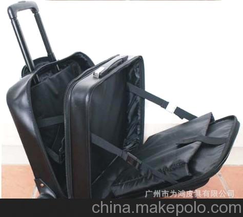 厂家直销 供应真皮PU拉杆箱拉杆行李箱拉杆电脑箱航空箱登机箱