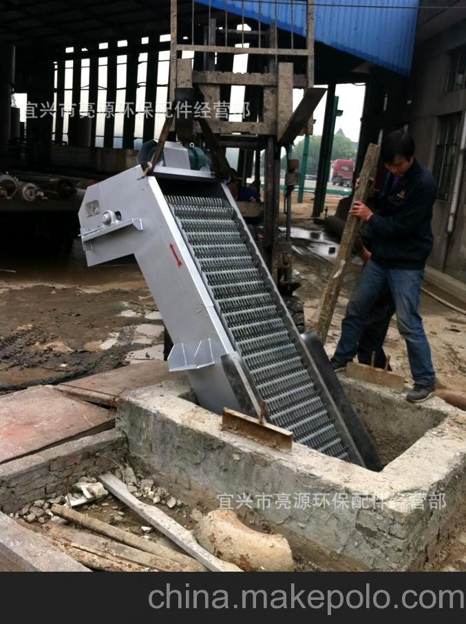 宜兴亮源环保机械格栅专业制造商 在浙江杭州金辉纸业 现场