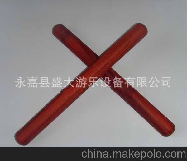 奥尔夫乐器幼儿园教具 早教音乐儿童玩具音乐教室乐器红色打棒1对