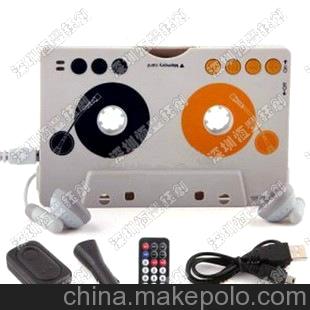 厂价复古车载MP3 卡带机转换器 数码磁带随身听 插SD卡mp3播放器