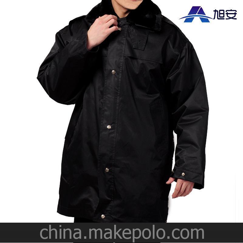 加厚防寒大衣 保安冬装制服 多功能劳保大衣 物流仓储劳保服