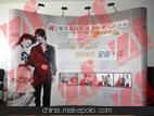拉网 背景墙 屏风 展台搭建 弹簧拉网BST4-1