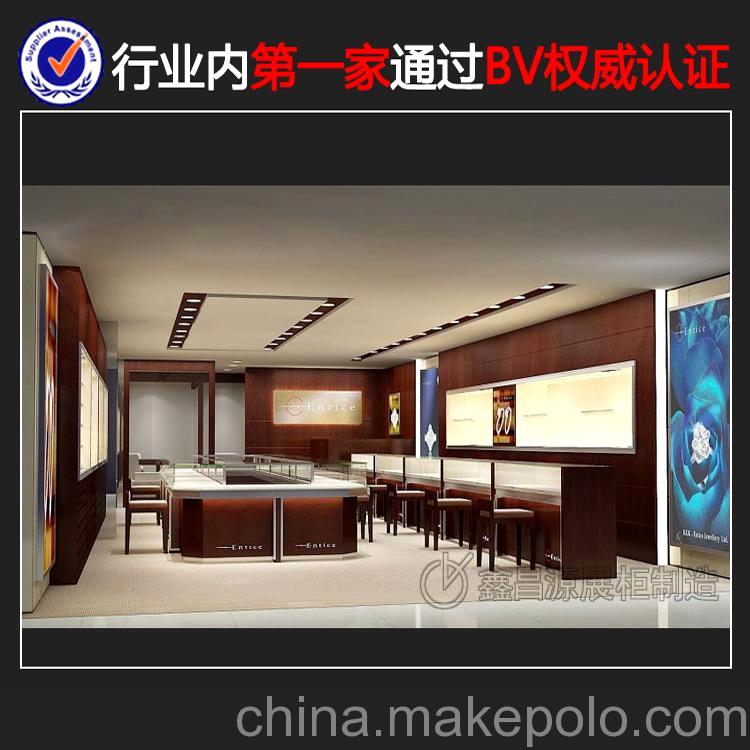 新款珠宝展示架 珠宝展厅展台设计 高端珠宝陈列柜制作 展览柜
