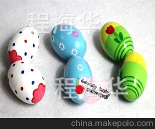 奥尔夫乐器 木制彩色沙蛋 木制沙蛋 砂蛋 1 儿童乐器木制玩具