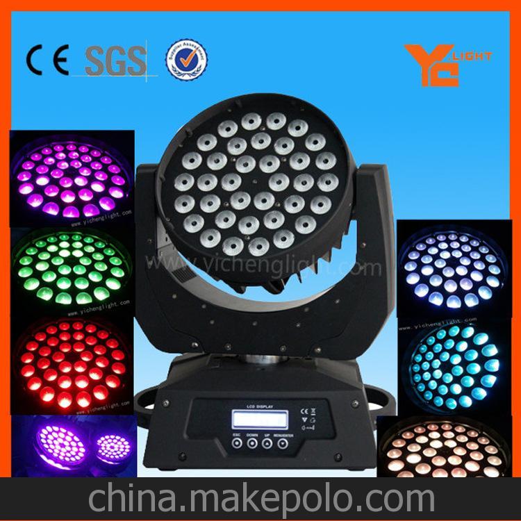 新款 36颗4合1摇头灯(调焦) led染色灯 酒吧摇头灯 led舞台灯光
