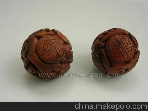 健身礼品/木雕手球/木雕健身球/生日礼品(送长辈)