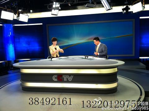 供应广播机房家具，直播桌，演播桌
