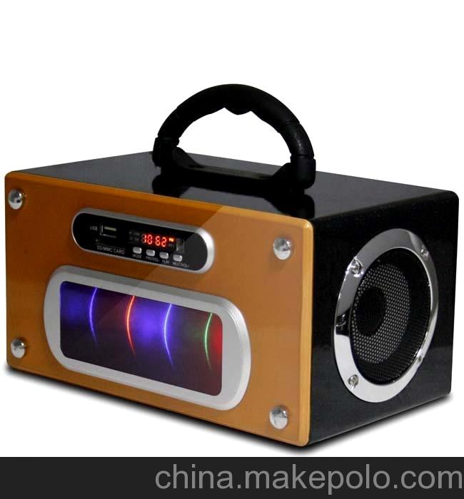 专业音响设备 木箱音箱可充电便携插卡音箱 调频收音机MP3音箱