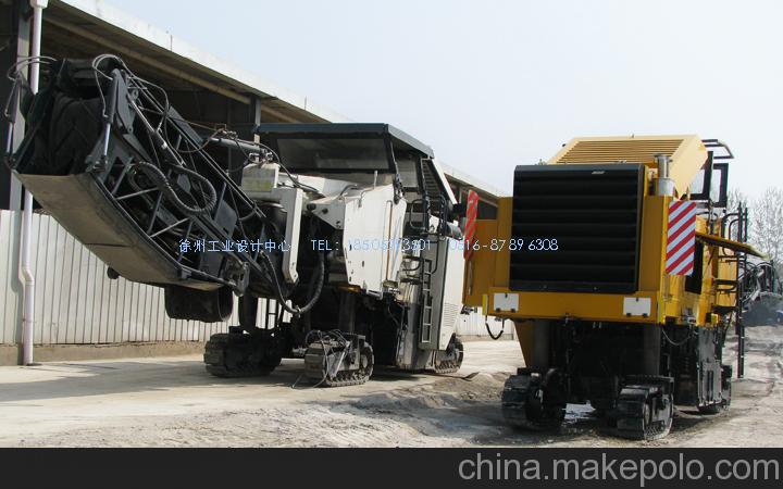 提供筑养路机械 铣刨机 冷再生机 洒布车产品设计 外观设计