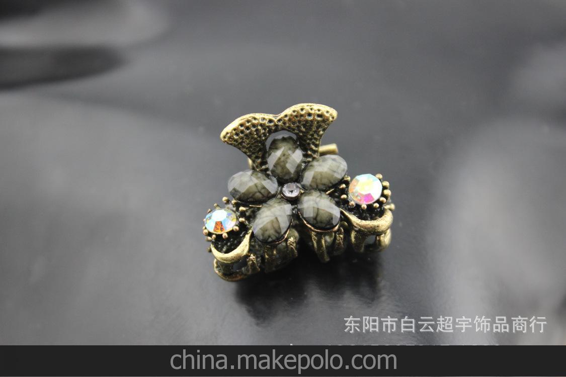 欧美韩版小抓夹 合金头饰发夹发卡 2元饰品批发 义乌厂家