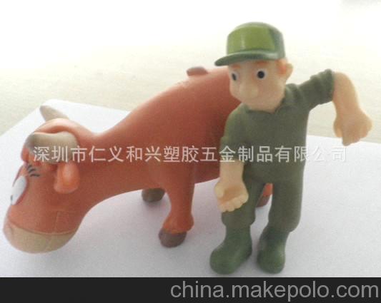 厂家直销pvc礼品款式新颖动物卡通人物公仔 深圳玩具制造毛绒