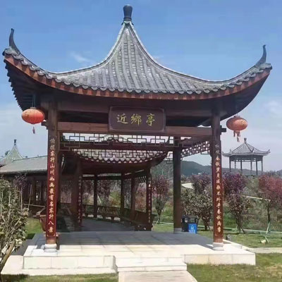 宏盛防腐木-长廊