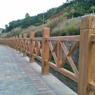 水泥仿木护栏