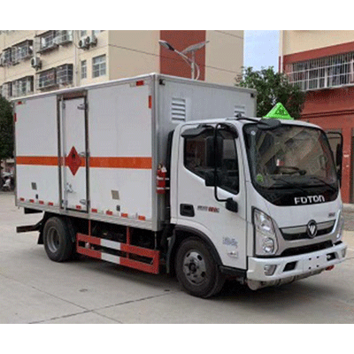 燊金专用汽车-福田单桥易燃液体厢式运输车
