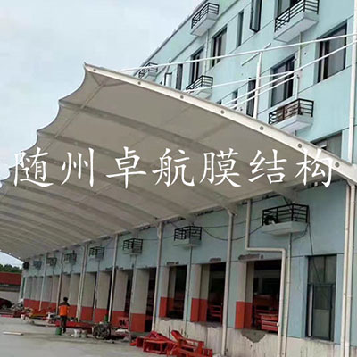 卓航膜结构-遮阳棚过道膜结构